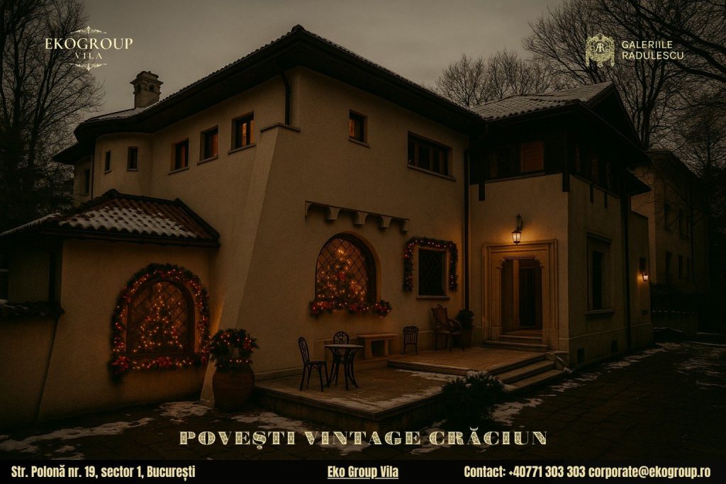 Legende de Crăciun retrăite în atmosfera fermecătoare a viliei istorice Eko Group Vila